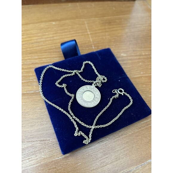 Vintage Elco  1960’s Charm "A Date To Remember" 12KGF Pendant Necklace 18” - Picture 7 of 7